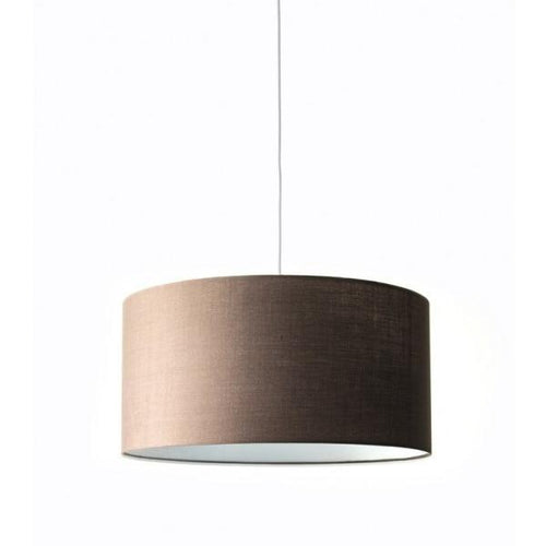 Brown Fabric Drum Pendant Light | innovatec Melbourne, Sydney, Brisbane, Adelaide & Perth