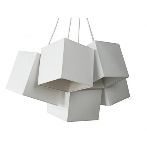 White Square Cluster Pendant Lights | innovatec Melbourne, Sydney, Brisbane, Adelaide & Perth