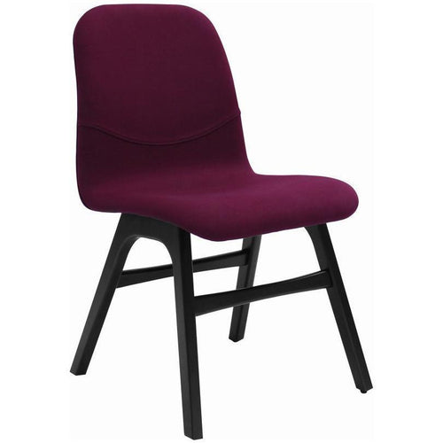 Ava Dining Chair - Espresso + Ruby
