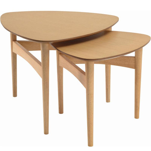 Set of 2 - Poet Coffee Tables - Oak