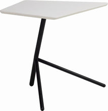 Kief Side Table - Black + White