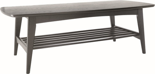 Hubie Coffee Table - 120cm - Black Ash