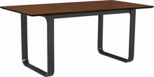Icon Dining Table - 180cm - Black Ash + Walnut Laminate