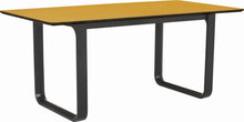 Icon Dining Table - 180cm - Black Ash + Natural Laminate