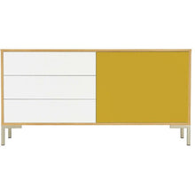 Randy Sideboard in White and Yellow | innovatec Melbourne, Sydney, Brisbane, Adelaide & Perth