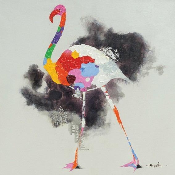 Flamingo Modern Oil Painting | innovatec Melbourne, Sydney, Brisbane, Adelaide & Perth