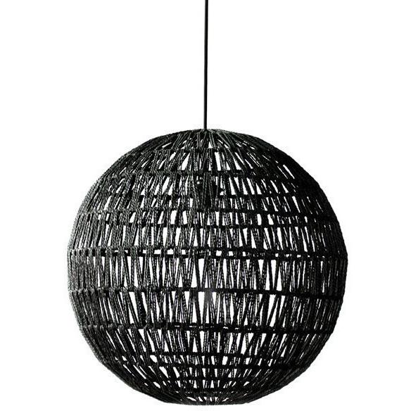 Black Woven Pendant Light | 40cm Diameter | innovatec Melbourne, Sydney, Brisbane, Adelaide & Perth