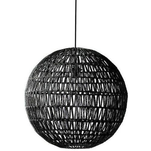 Black Woven Pendant Light | 50cm Diameter | innovatec Melbourne, Sydney, Brisbane, Adelaide & Perth