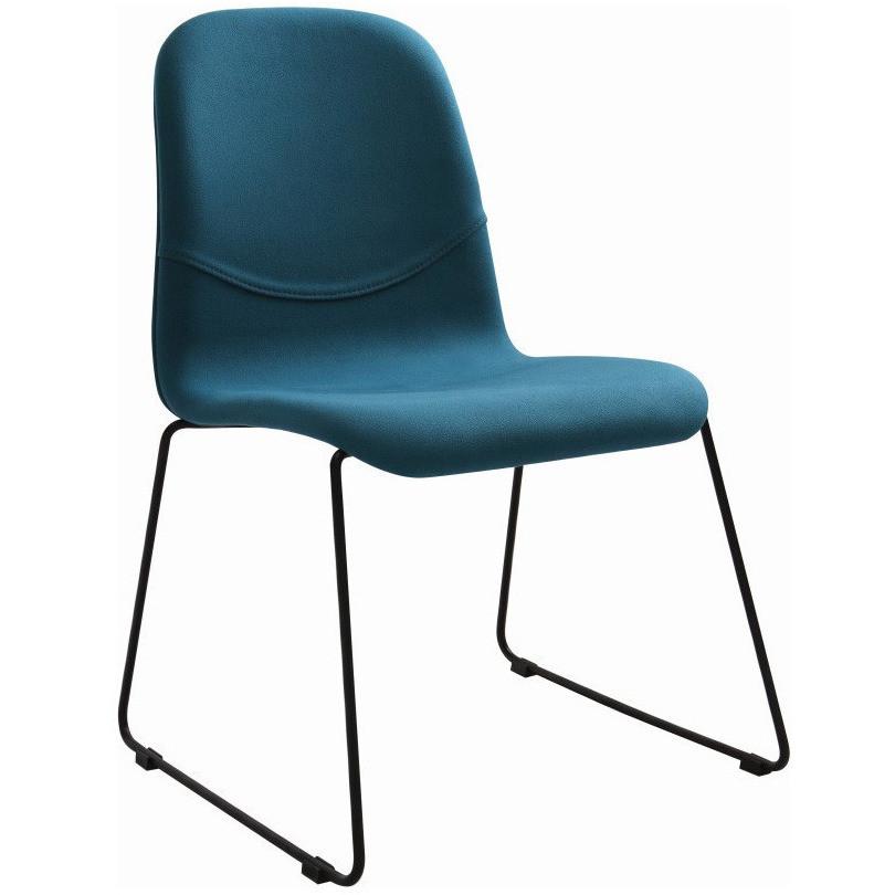Ava Chair in Teal with Metal Legs | Modern Furniture Melbourne, Sydney, Brisbane, Adelaide & Perth