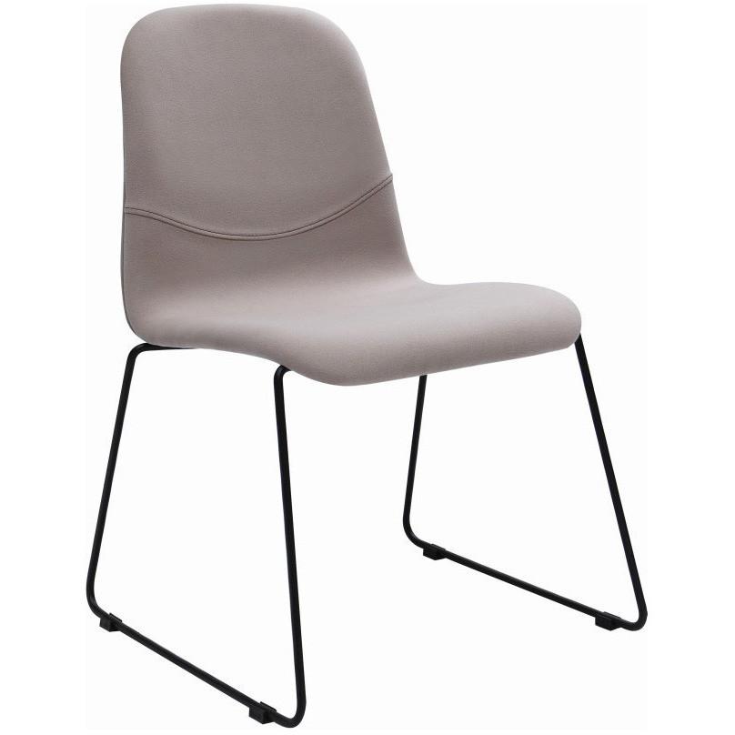 Ava Chair in Light Brown with Metal Legs | Modern Furniture Melbourne, Sydney, Brisbane, Adelaide & Perth