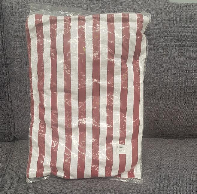 Couch Cushions - Red and White