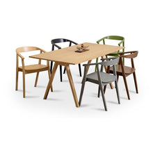Varden Natural Table with 6 Greta Chairs