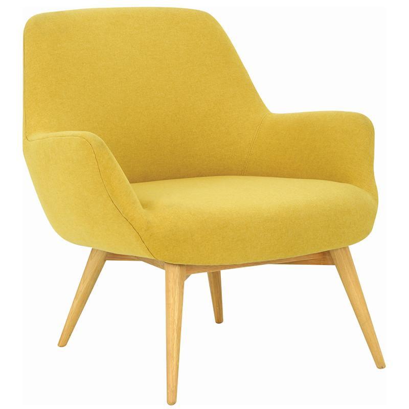 Berlingo Lounge Chair - Yellow - Royaal Range