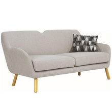 Wagon 3 Seater Sofa - Pale Silver - Royaal Range