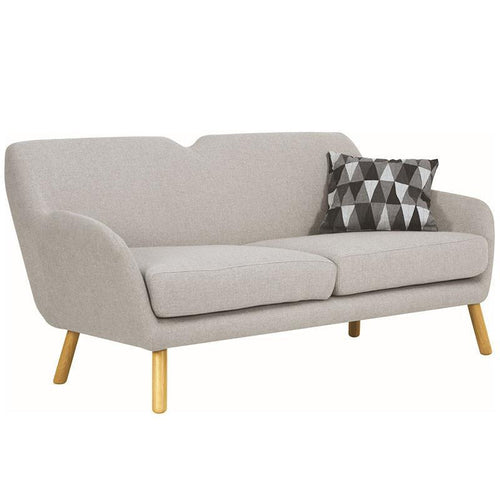 Wagon 3 Seater Sofa - Pale Silver - Royaal Range