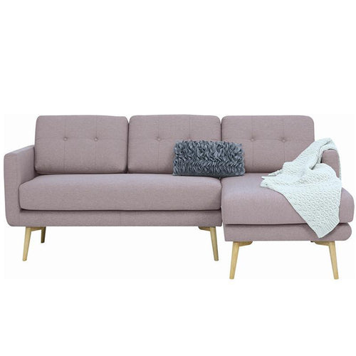 Stream 3 Seater Sofa with Right Chaise - Oak Brown - Royaal Range