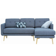 Stream 3 Seater Sofa with Right Chaise - Seal Grey - Royaal Range