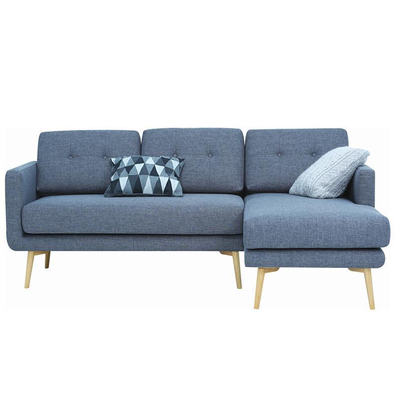 Stream 3 Seater Sofa with Right Chaise - Seal Grey - Royaal Range