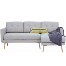 Stream 3 Seater Sofa with Right Chaise - Timberwolf - Royaal Range