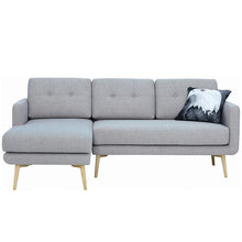 Stream 3 Seater Sofa with Left Chaise - Timberwolf - Royaal Range