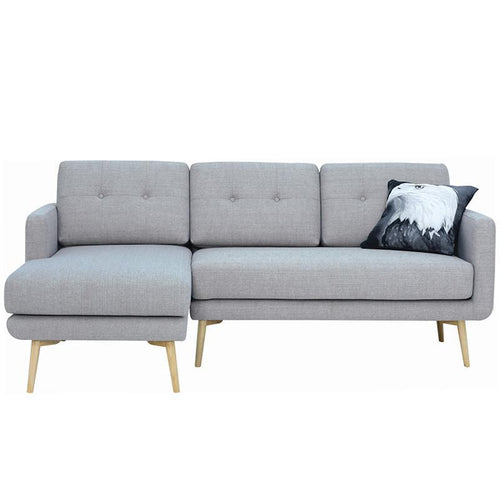 Stream 3 Seater Sofa with Left Chaise - Timberwolf - Royaal Range