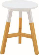 Reba Stool - Oak + White Top