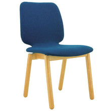 Missie Dining Chair - Oak + Midnight Blue