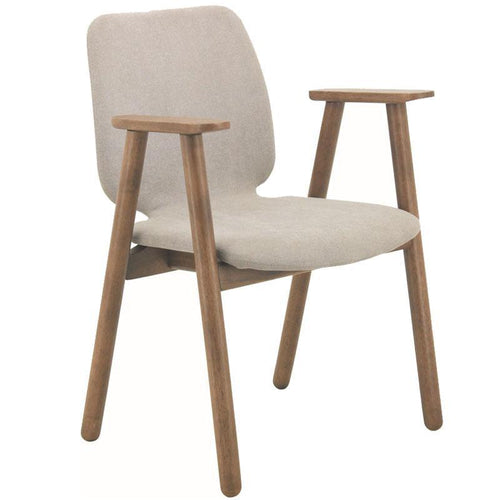 Missie Arm Chair - Cocoa + Light Grey