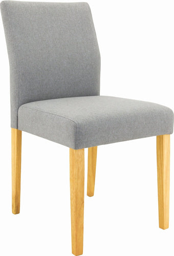 Ladee Dining Chair - Oak + Silver