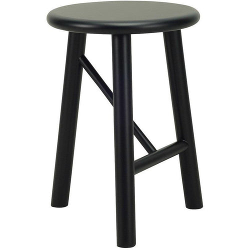 Elka Black Wooden Stool in Ebony | innovatec Melbourne, Sydney, Brisbane, Adelaide & Perth