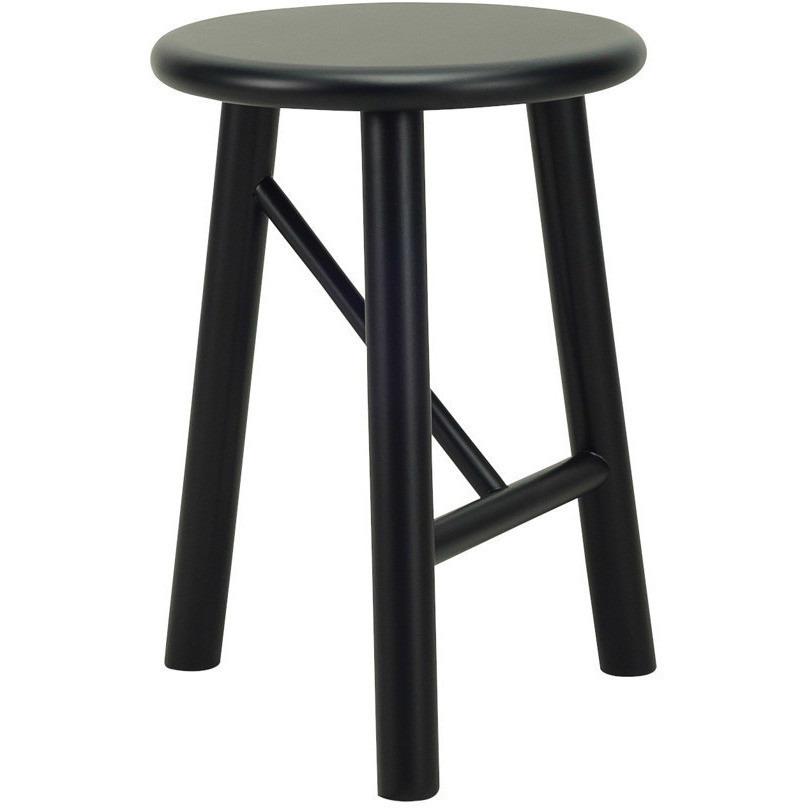 Elka Black Wooden Stool in Ebony | innovatec Melbourne, Sydney, Brisbane, Adelaide & Perth