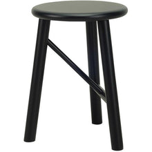Elka Black Wooden Stool in Ebony | innovatec Melbourne, Sydney, Brisbane, Adelaide & Perth