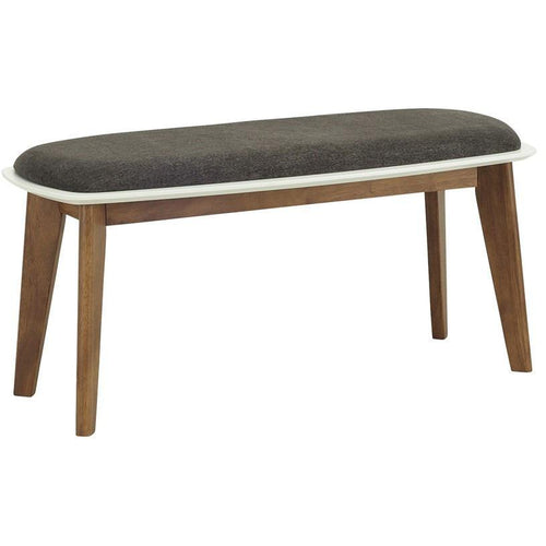 Arthur Upholstered Bench Seat in Taupe Grey | innovatec Melbourne, Sydney, Brisbane, Adelaide & Perth