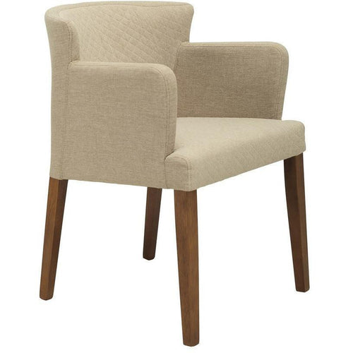 Rhoda Dining Armchair - Cocoa + Citrine