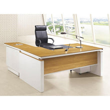 Bo Desk in Oak and White | Modern Furniture Melbourne, Sydney, Adelaide, Brisbane & Perth