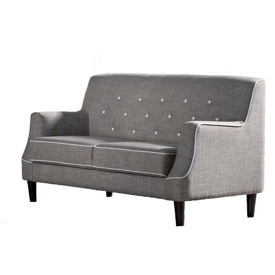 Retro  2 Seater in Grey   | Modern Furniture Melbourne Sydney Brisbane Adelaide Perth