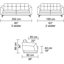 Oriana Grey Sofa Set | Modern Furniture Melbourne Sydney Brisbane Perth Adelaide