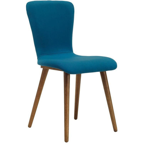 Valley Dining Chair - Cocoa + Teal