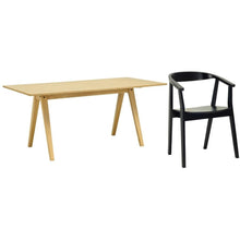 Varden Natural Table with Avice Chairs