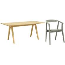Varden Natural Table with Avice Chairs