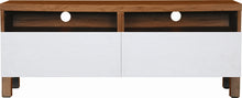 Gordy TV Unit - 120cm - Cocoa + White