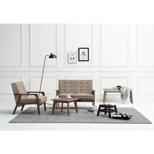 Taylor Retro 2 Seater Sofa in Light Brown | innovatec Melbourne, Sydney, Brisbane, Adelaide & Perth