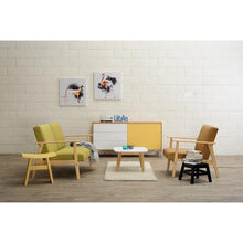 Randy Sideboard in White and Yellow | innovatec Melbourne, Sydney, Brisbane, Adelaide & Perth