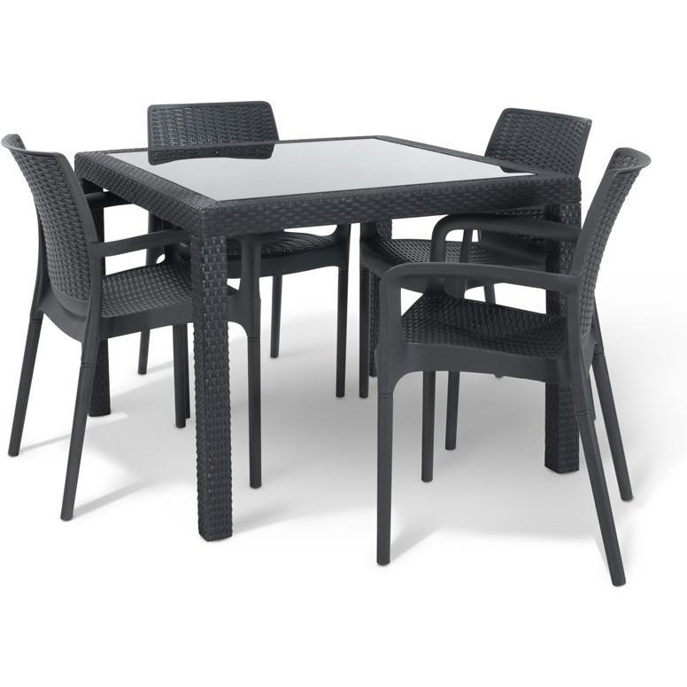 Sumatra 5 piece Outdoor Dining Set,Outdoor Dining Settings,Modern Furniture