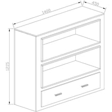 Archer Display Unit,Living Room Furniture,Office Furniture,Wall Units,Bookshelves & Cupboards,Modern Furniture