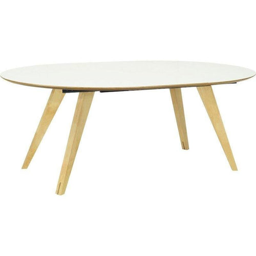 Ryder Oval Extendable Table in  White