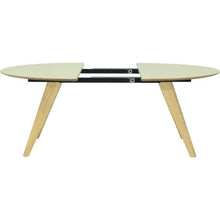 Ryder Oval Extendable Table in Dust Green
