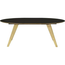 Ryder Oval Extendable Table in Black