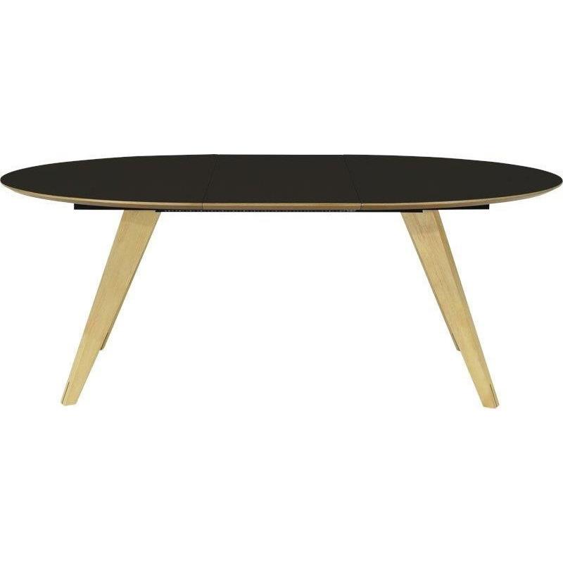 Ryder Oval Extendable Table in Black