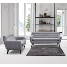 Retro Buttoned Lounge Suite (3+2+1)